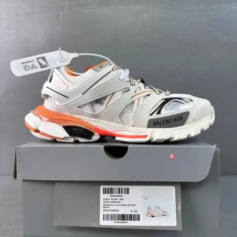 Balenciaga Track Sneakers option Three generations of white orange 19059