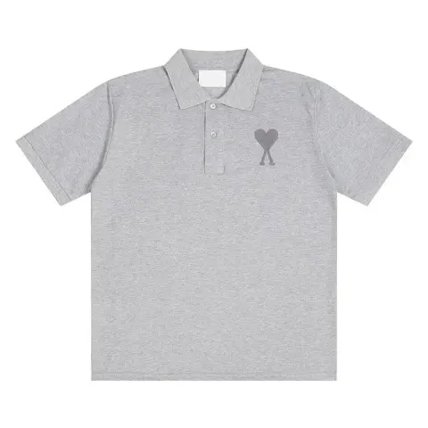 Ami Paris Polo option Grey -119#
