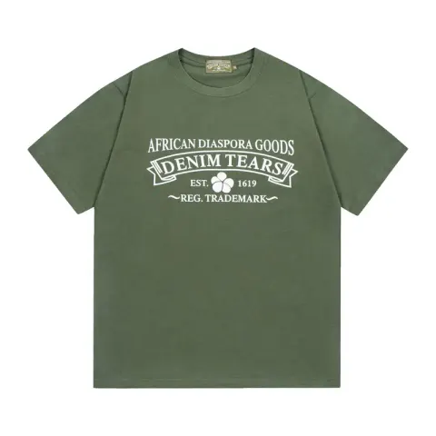 Denim Tears x Offset T-Shirt option Green letter