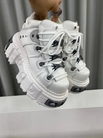 New Rock Shoes option White 2 women