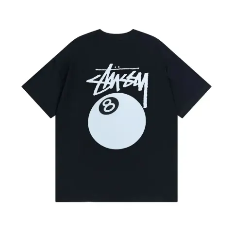Stussy Tees option 850 black white ball