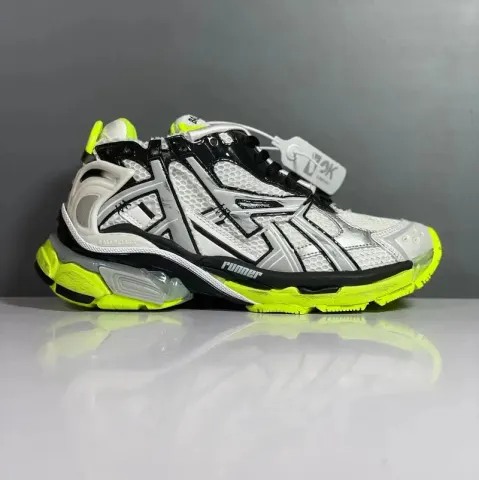 Balenciaga Runner Black Red Graffiti option Grey fluorescent green