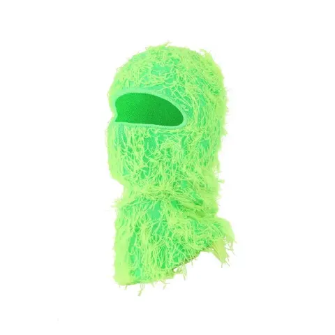 Yeat Mask option fluorescent green bottom fluorescent yellow whiskers