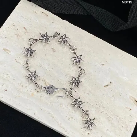 Chrome Hearts Thick Bracelet With Cross option S22