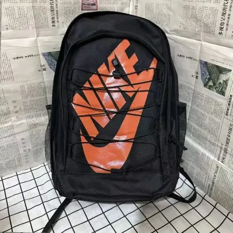 Nike Backpack option Black Orange Label