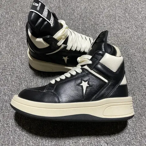 RO Jumbo Lace Shoes option RO Big Converse Black and White