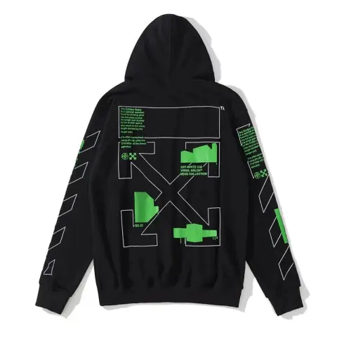 Off-White Hoodies option 835# black terry