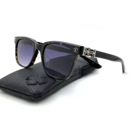 Chrome Hearts Sunglasses option tortoiseshell silver/blue