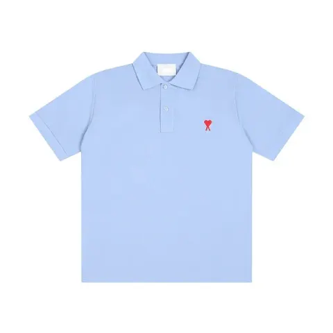 Ami Paris Polo option Sky Blue -118#
