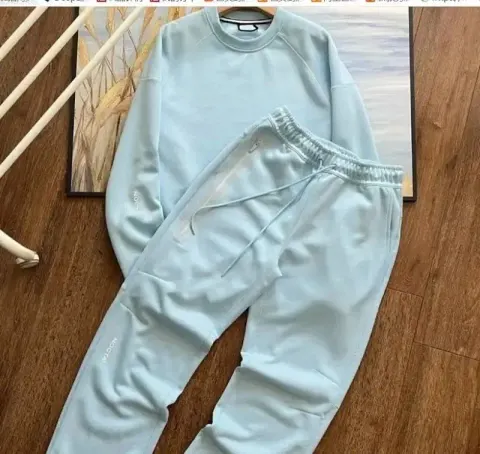 Nike Nocta Tech Fleece Pants option Round neck blue suit