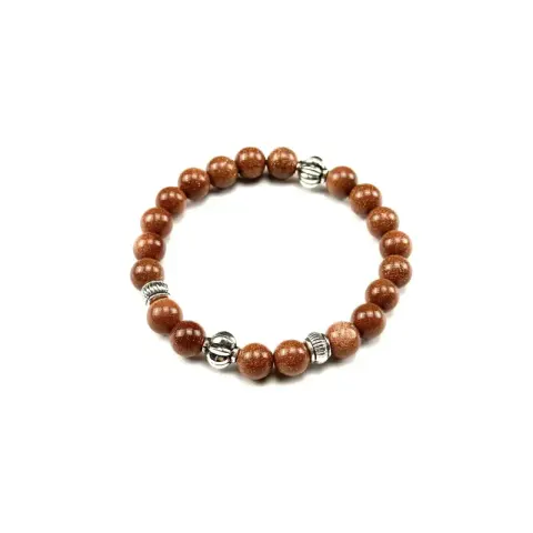 Chrome Hearts Beat Bracelet option goldstone