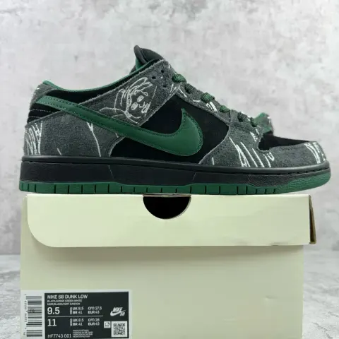 Dunk SB Pigeon Shoes option Joint Black Grey HF7743-001