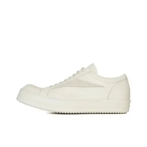 Rick Owens Vans Leather Sneakers option White leather surface