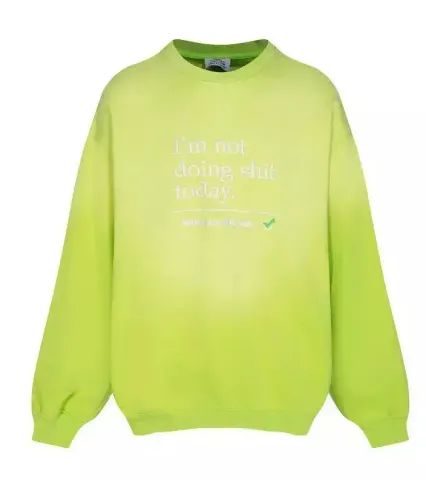 Vetements Fan Hoodie option V222 Yellow