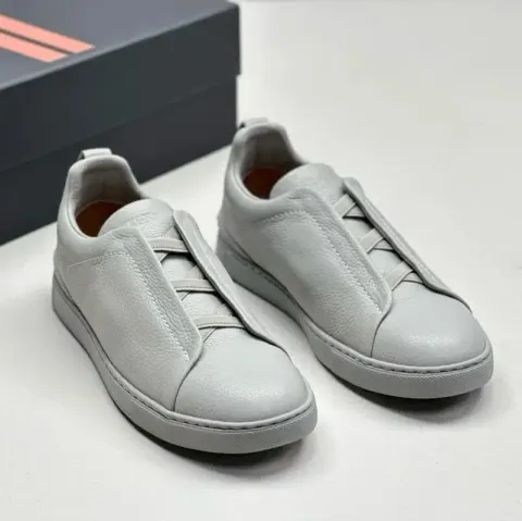 Zegna Triple Stitch Shoes option grey
