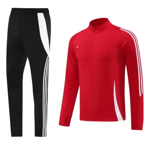 Nike Black-White Tracksuit Set option AD06 red suit