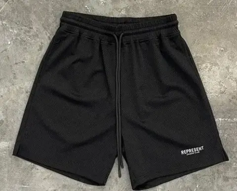 HOUSE OF ERRORS T-shirt option net hole shorts black