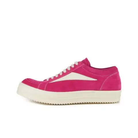 Rick Owens Vans Leather Sneakers option Fuchsia suede