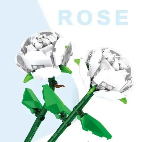 Lego Flowers option # pure white [boxed]