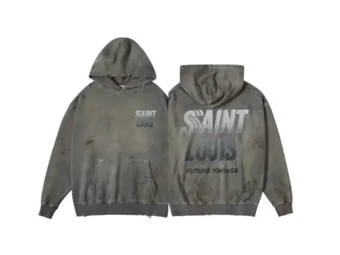 Saint Hoodie option ST646 Wash ash