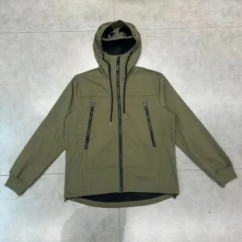 CP Company Tracksuit option Zipper Coat Army Green