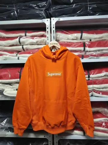 Supreme Box Logo Hoodie 24 option orange