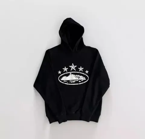 Corteiz Alcatraz Hoodie option Black 5 stars