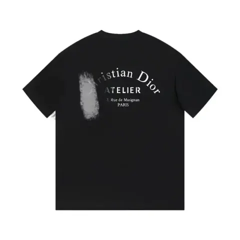 Christian Dior Atelier T-Shirt option Black White Letter One