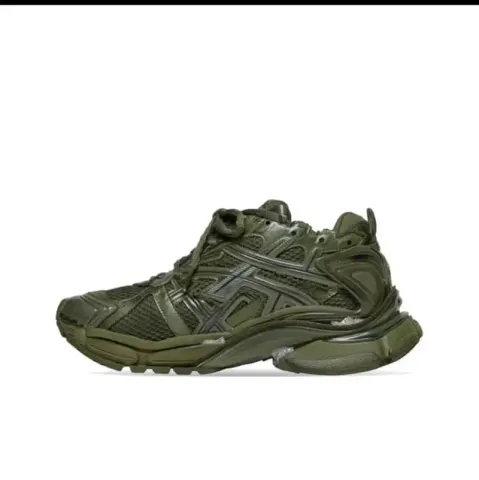 Balenciaga Runner Black Red Graffiti option Military green