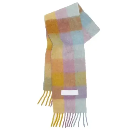 Acne Studios Scarf option purple yellow