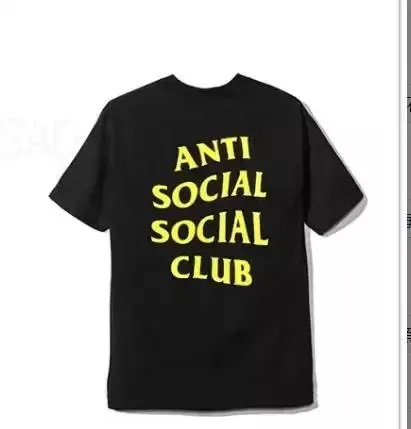 ASSC Anti T-Shirts option Black chest rose