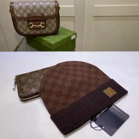 LV Budget Beanie option A- 4 Curry