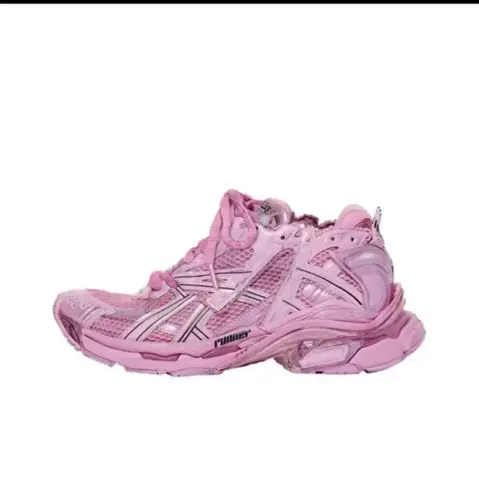 Balenciaga Runner Black Red Graffiti option light pink