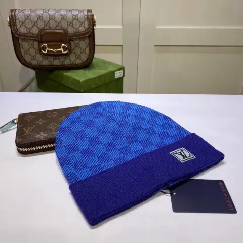 LV Budget Beanie option A- 3 Blue