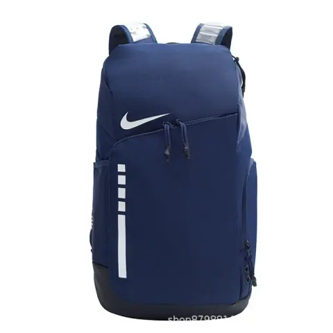 Nike Backpack option 5039 dark blue with a white logo♜♢