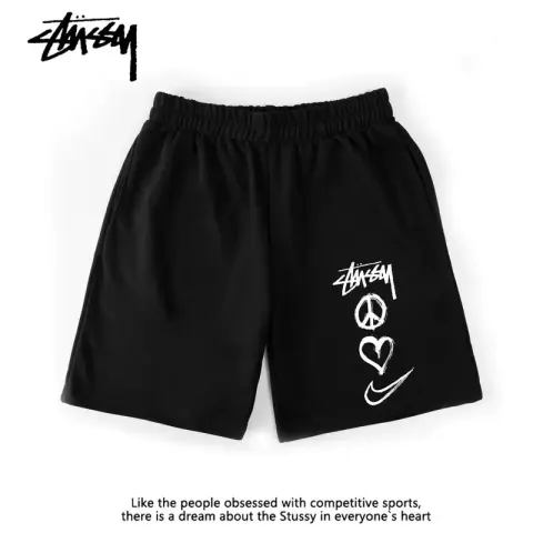 Stussy T-shirt option Black Love Shorts]