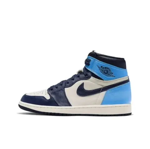 Jordan 1 Court Purple option Black， blue， and white
