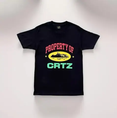 Corteiz T-Shirts option double star black