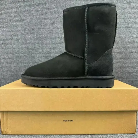 High Grey UGG Shoes option 6223-Black