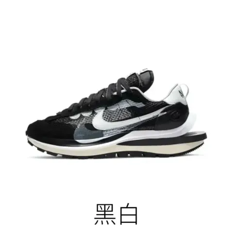 Sacai x Nike VaporWaffle option black and white