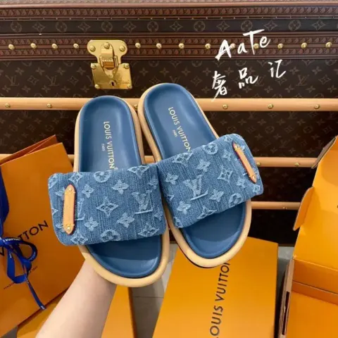 LV Pillow Shoes option blue