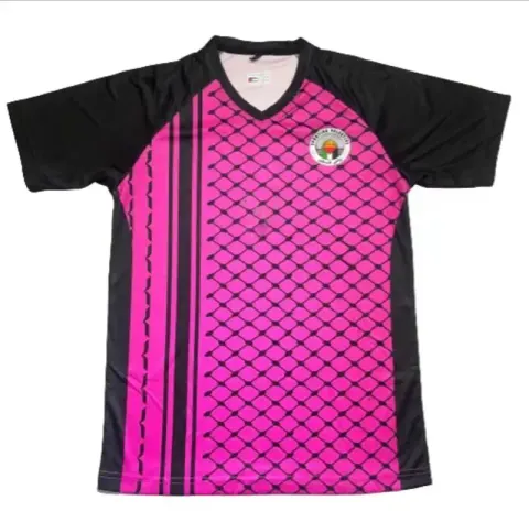 Palestine Jersey option 2425 Palestinian Black Pink Purple
