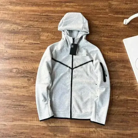 Nike Tech Fleece Black Hoodie option Light gray top