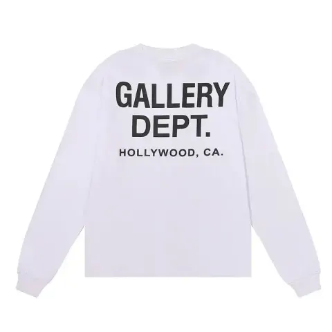Gallery Dept Longsleeve Hoodie option white