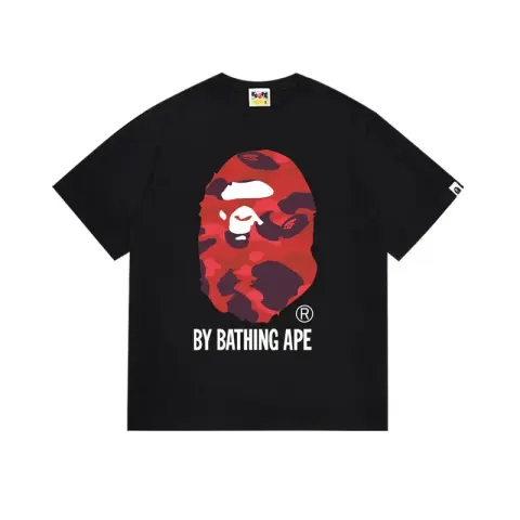 Bape Tees option 155 red and black
