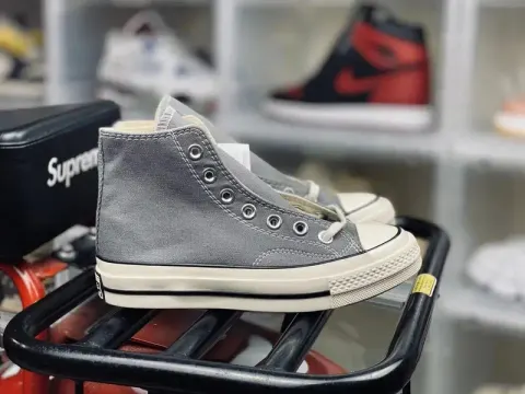 Converse Basic And CDG option Grey high cut
