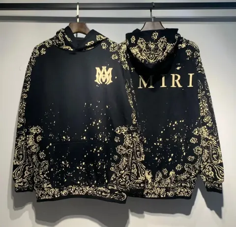 Amiri Paint Splatter Hoodie option 889