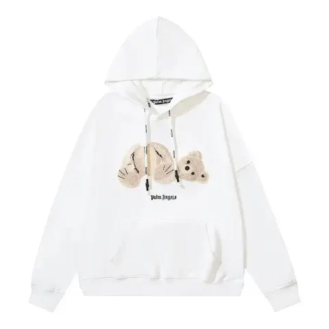 Palm Angels Hoodie option White Brown Correct Edition terry