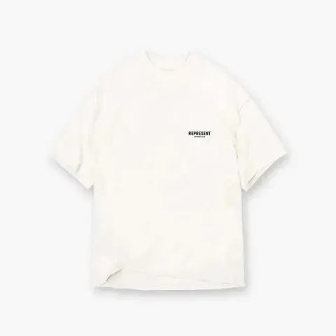 Represent Tee option White Black Label