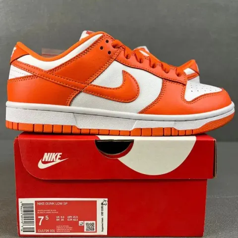 Nike Dunk Low Gray Fog option White Orange CU1726-101